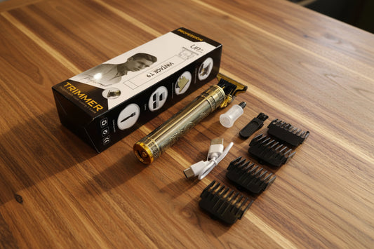 Vintage T9 Professional Trimmer for Men | Cordless Hair & Beard Clipper