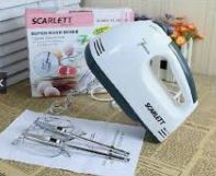 Compact handheld egg beater and food processor for professional home baking.