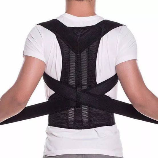 Ergonomic Upper Back Support Brace with Adjustable Straps for Spine Alignment and Shoulder Support