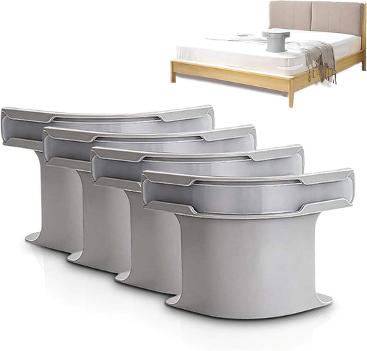 Adjustable bedsheet grippers with elastic straps and metal clips.