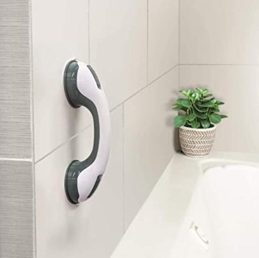 Strong Suction Cup Bathroom Safety Handle | No-Drill Support
