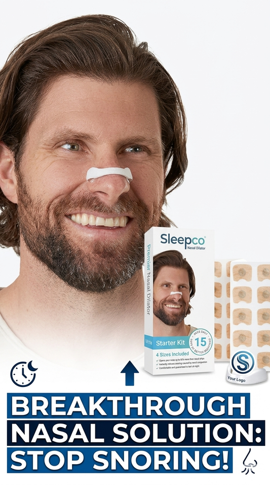 Shop official Sleepco Replacement Magnetic Base Strips. High-strength, hypoallergenic adhesive for all-night snoring relief. Perfect fit for Sleepco Nasal Dilators.