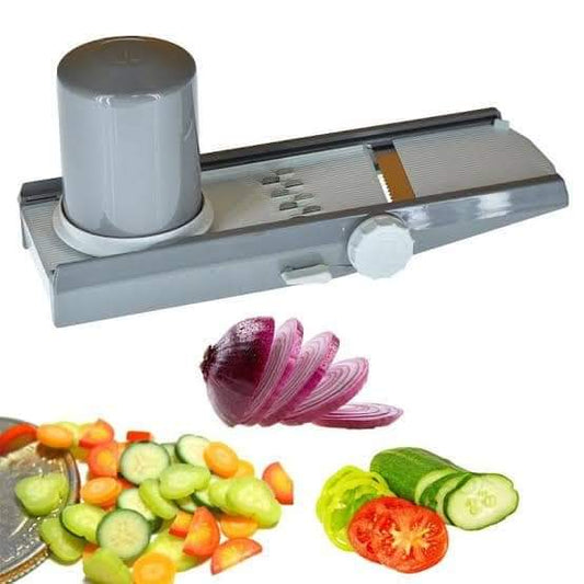 Bruno Multi-Functional Vegetable Cutter with Adjustable Stainless Steel Blades - Professional Slicer