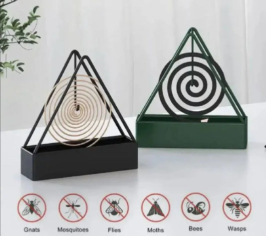 Minimalist incense burner with ash collector tray for home decor