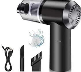 Greatzon 3-in-1 portable handheld vacuum cleaner for car and home.