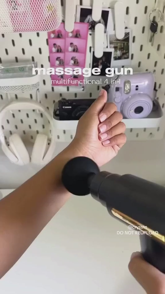 Professional Massage Gun with 7 Speed Levels - Rechargeable Percussion Massager for Deep Tissue Muscle Recovery