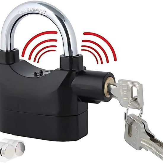 Heavy Duty Anti-Theft Siren Alarm Lock for Motorcycle and Cycle Security