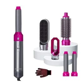 Professional multi-functional hair dryer brush for curling and volumizing.