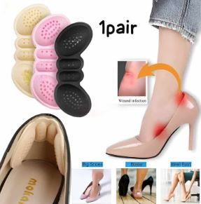 Butterfly Heel Grips & Shoe Insole Support – Anti-Slip Cushioned Heel Pads for Blister Prevention & Loose Shoe Fit pack of 2